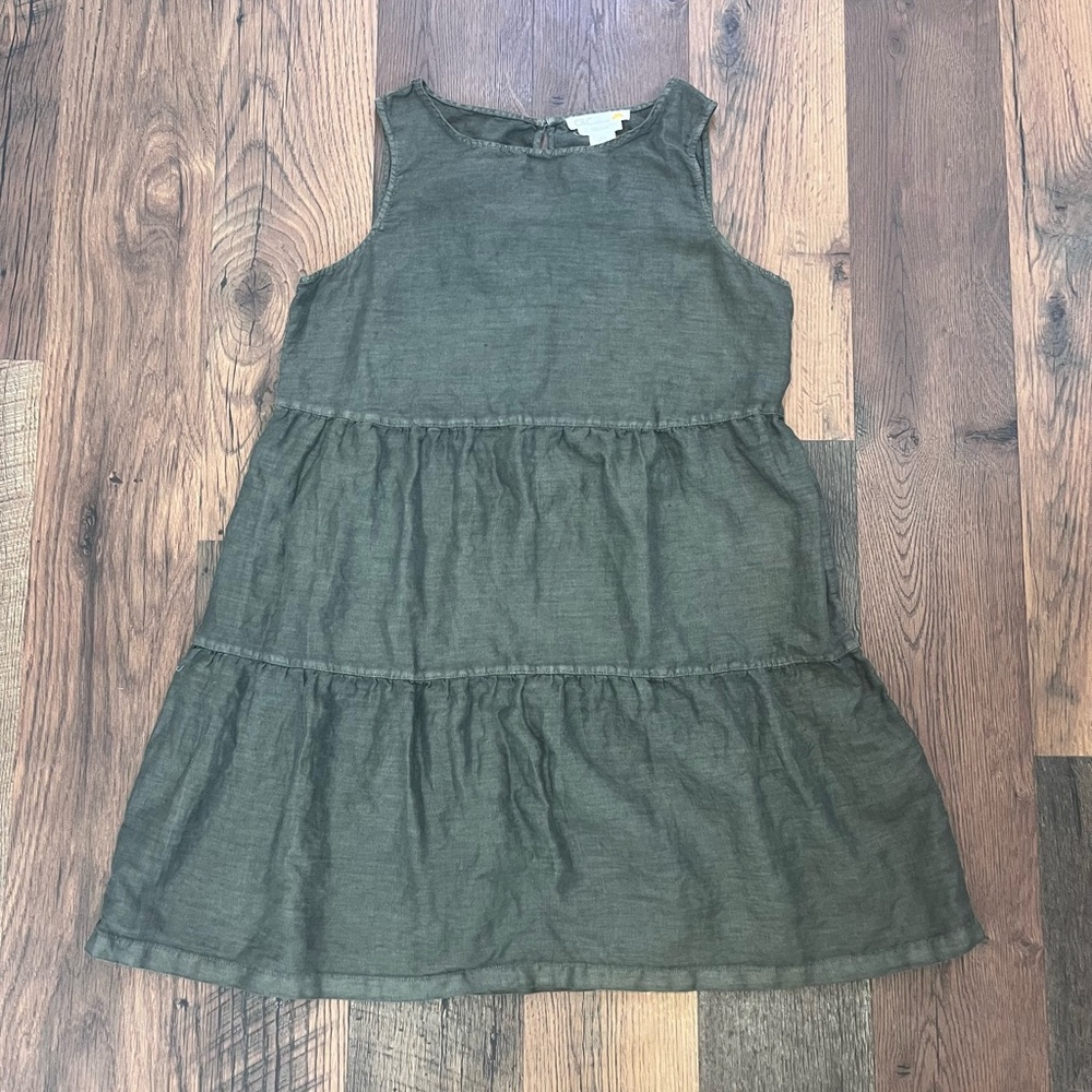 C&C California Sleeveless 100% Linen Dress
